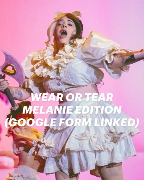 #melaniemartinez #melaniemartinezfan #melaniemartinezfanpage #melaniemartinezedit #crybabies #cherubs #earthlings #crybaby #k12 #portals #222 #littlebodybigheart #fyp #lbbh #lbbhmelanie Melanie Martinez Drawings, Google Form, Wear Or Tear, Google Forms, Live Laugh Love, Melanie Martinez, Made By Me, How To Wear