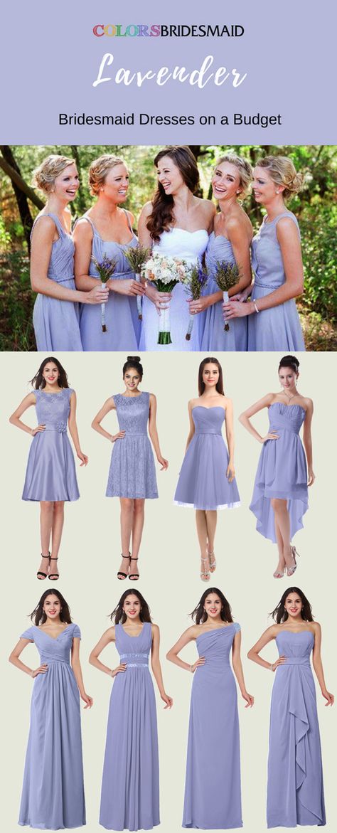 These color lavender long and short bridesmaid dresses are custom sizes. The trendy styles of A-line, strapless, V-neckline, sweetheart neckline etc are so attractive. They are mostly sold under $100. What cheap bridesmaid dresses they are with a high quality. They are suitable for summer or fall weddings. Short Purple Bridesmaid Dresses, Bridesmaid Dresses Kids, Lavender Wedding Dress, Dark Purple Bridesmaid Dresses, Bridesmaid Dresses Short, Lilac Bridesmaid, Chic Bridesmaid Dresses, Lavender Bridesmaid, How To Dress For A Wedding