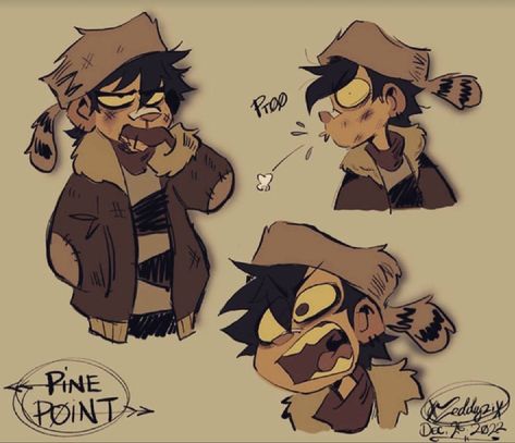 Ramshackle Comic, Nil And Dimitri Pine Point, Pine Point Zeddyzi, Pine Point, Really Cool Drawings, Character Design Sketches, Drawings Of Friends, Pretty Drawings, Cartoon Character Design