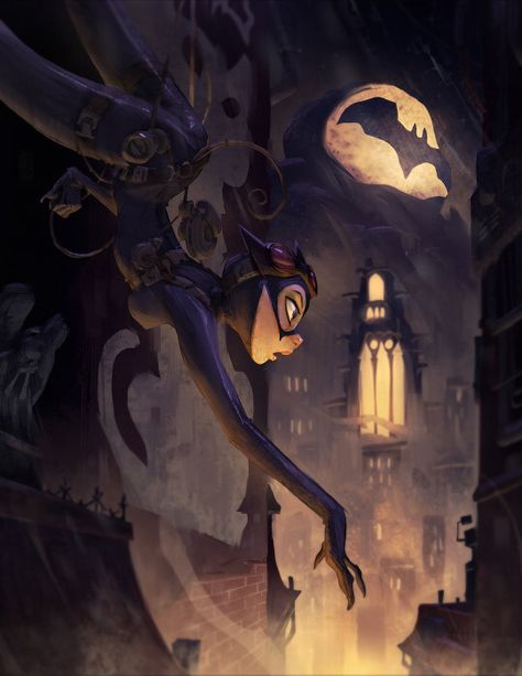 Catwoman by Gelipe Torres Johannes Helgeson, Art Geek, Catwoman Cosplay, Bob Kane, Adam West, Gotham Girls, Univers Dc, Batman And Catwoman, Arte Dc Comics