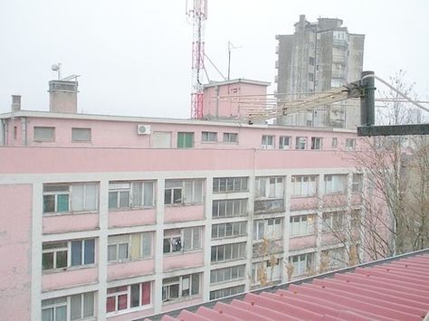 Pink building Pink Building, Aesthetic Japan, Come Undone, Scenic Routes, Pretty Places, Pastel Aesthetic, Pink Aesthetic, Pretty In Pink, Mood Board