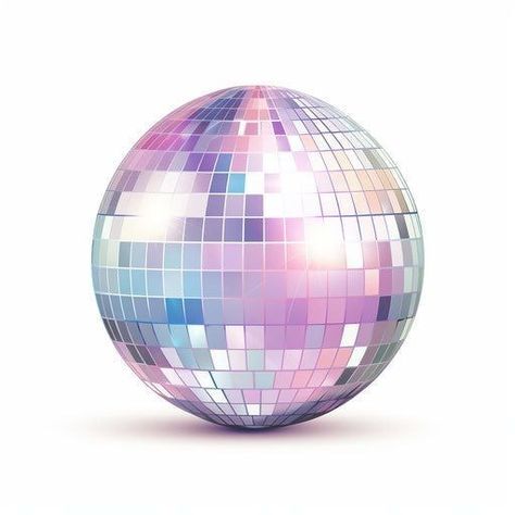 Disco Ball Colorful, Disco Ball Clipart, Ball Clipart, Confectionery Design, Pastel Colors Art, Icing Design, Digital Banners, Professional Brochure, Doodle Tattoo