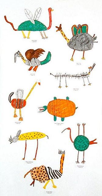 Create a Zany Zoo Mythical Creature Art, Create An Animal, Zoo Art, Hands Drawing, Animal Art Projects, Graphic Wall Art, 5th Grade Art, Childrens Drawings, Elementary Art Projects