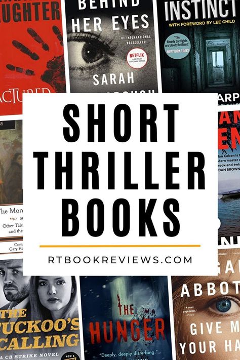 Looking for books with suspense, excitement, & thrills, but don't have a lot of time? Look no further than these short thriller books to read! Tap to see the 23 best thriller books that are short but deliver thrills & a rush of adrenaline! #bestthrillerbooks #shortbookstoread #bestbookstoread Best Thriller Novels, Thriller Books To Read, Best Thriller Books, Good Thriller Books, Best Mystery Books, Thriller Novels, Short Novels, How To Read Faster, Suspense Novel