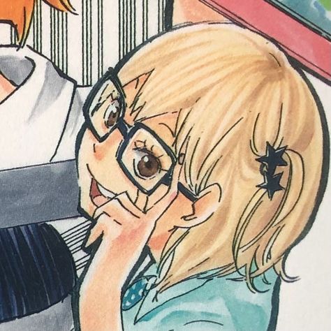 Haikyuu Yachi, Haikyuu Manga, Manga Covers, Haikyuu Anime, Haikyu!!, Girl Icons, Cute Icons, Vocaloid, Ideas Style