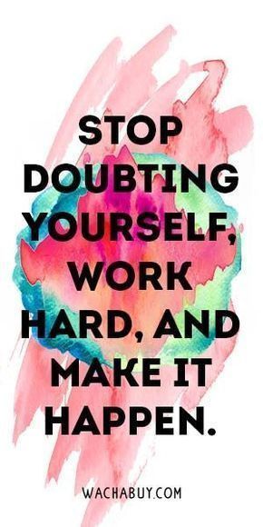 Stop Doubting Yourself, Doubting Yourself, Perseverance Quotes, Encouraging Quotes, Quote Inspiration, Wednesday Wisdom, Life Quotes Love, Fitness Motivation Quotes, Life Coaching