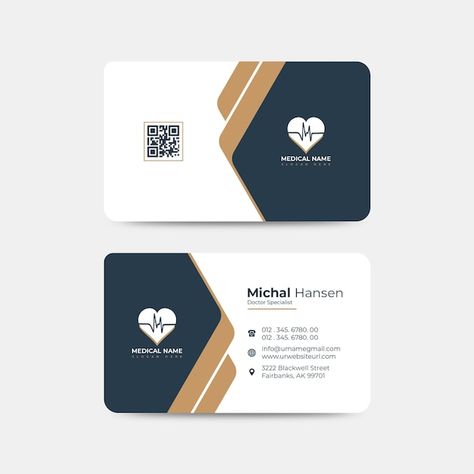 PSD doctor medical creative business car... | Premium Psd #Freepik #psd Business Car, Naming Your Business, Pinterest Design, Luxury Business Cards, Visiting Card, Business Thank You Cards, Unique Business Cards, Modern Business Cards, Business Cards Creative