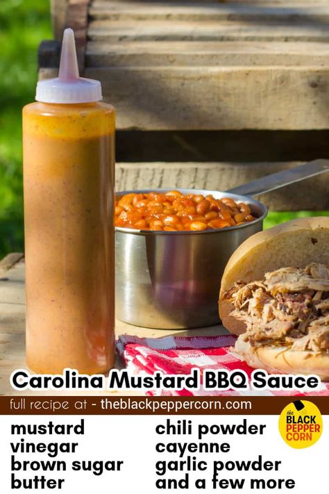 Bbq Sauce For Pulled Pork, Sauce For Pulled Pork, Pork Loin Sauce, Mustard Sauce For Pork, Carolina Mustard Bbq Sauce, Mustard Based Bbq Sauce, Pulled Pork Sauce, Homemade Sloppy Joe Recipe, Carolina Bbq Sauce