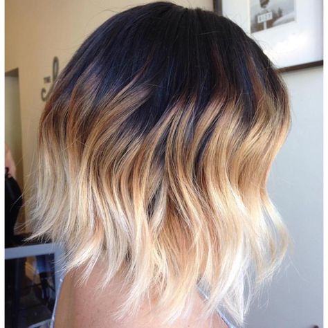 40 Hottest Ombre Hair Color Ideas 2020 ... Ombre On Short Hair, Blonde Ombre Short Hair, Color Ombre Hair, Ombre Bob Hair, Blonde Ombre Bob, Dark Ombre Hair, Best Ombre Hair, Brown To Blonde Ombre, Color Hairstyles