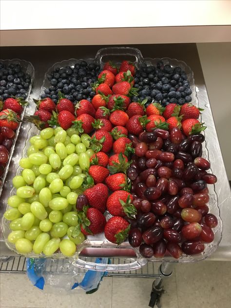 First communion fruit First Communion Fruit Tray, 1st Communion Food Ideas, Communion Luncheon Ideas, First Communion Appetizers, 1st Communion Brunch Ideas, Salad Tray Ideas, First Communion Party Food, Communion Food Ideas, Communion Party Food