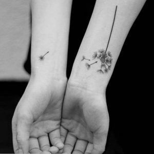 Beautiful Floral Heart Tattoos - Mother Daughter Tattoos - Mother Tattoos - MomCanvas Mommy Daughter Tattoos, Mother Son Tattoos, Mom Daughter Tattoos, Nature Tattoo Sleeve, Dandelion Tattoo, Mother Tattoos, Tattoo For Son, Mother Daughter Tattoos, Tattoos For Daughters