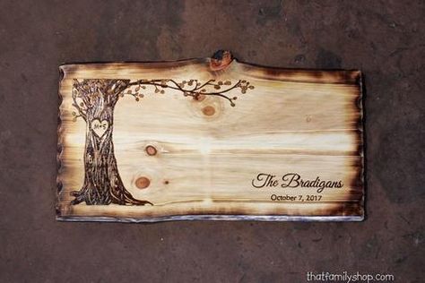 Wedding Guestbook Alternative Rustic Sign Display with Personalized Names Date-thatfamilyshop.com Burn Wood, Wedding Guest Books, Rustic Wedding Guest Book, Wedding Guest Book Alternatives, Sign Display, Guest Book Sign, Wedding Vibes, Guest Books, Guest Book Alternatives