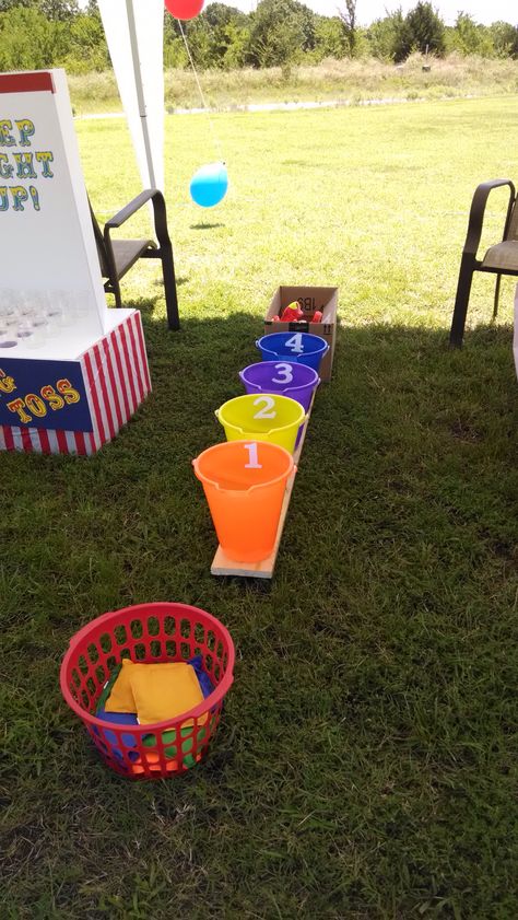 Small Carnival Games, Outdoor Carnival Games For Kids, Vbs Carnival Games, Carnival Fall Games, Build Your Own Carnival Games, Carnival Preschool Games, Pre K Carnival Games, Carnival Camp Activities, Carnival Games For Senior Citizens