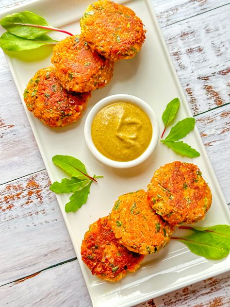 SAVOURY RED LENTIL PATTIES TWO WAYS Red Lentil Patties Vegan, Red Lentil Fritters Recipes, Red Lentil Pancakes, Red Lentil Patties, Lentil Patties, Cauliflower Patties, Red Lentil Recipes, Lentil Fritters, Sweet Potato Patties