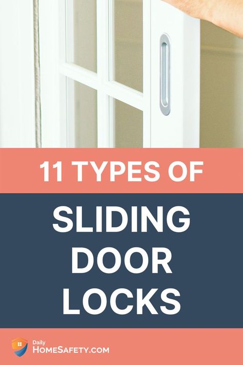 types of sliding glass door locks Sliding Door Security, Security Door Design, Sliding Glass Windows, Door Knob Lock, Glass Door Lock, Door Security, Home Security Tips, Window Locks, Double Sliding Doors