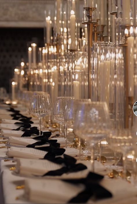 Dream Wedding Decorations, Intimate Dinner, Cocktail Dinner, Wedding Aesthetic, Champagne Wedding, Glamorous Wedding, Wedding Board, Gossip Girl, Gold Wedding