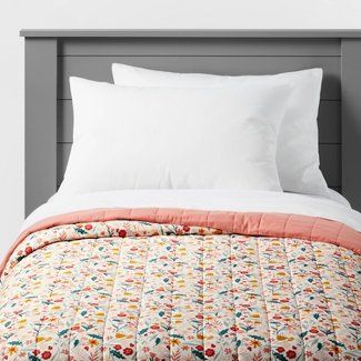 Kids' Bedding : Target Kids Duvet, Simply Shabby Chic, Quilts Decor, Old Room, Pillow Fort, Girl’s Room, Floral Quilt, Girl Beds, Big Girl Rooms