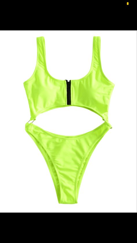 Monday Wear, Neon Swimsuit, High Cut Swimsuit, Beach Look, One Piece For Women, Black Swimsuit, Swimwear Collection, Cut Design, High Cut