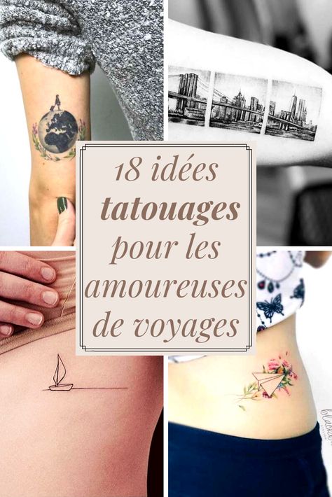 #tattoo #travel #tatouage #voyage France Tattoo, Tattoo Travel, Ink Tattoo, Tattoo Quotes, Henna, Tattoo Designs, Tattoos, Travel