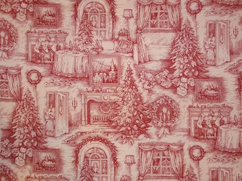 need pattern for Christmas toile Free Christmas Printables Vintage, Christmas Toile, Tumbler Quilt, Red Toile, Attic Window, Toile Pattern, Free Printable Gift Tags, Christmas Gift Tags Printable, Toile Fabric