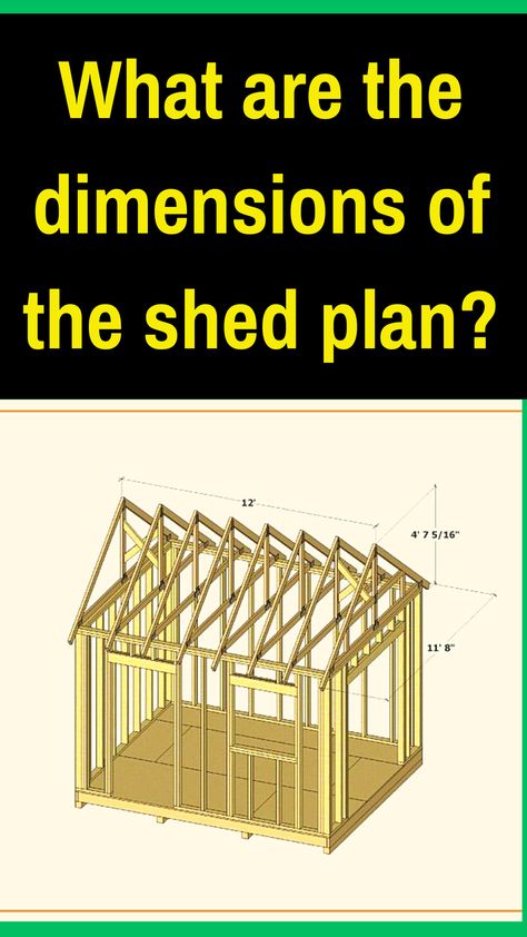 What are the dimensions of the shed plan, and will it fit the available space I have in my yard? Shed Plans 10x12 Free, How To Build A Shed, 10 X 12 Shed Plans, Building A Shed Base, Insulating A Shed, 10x10 Shed Plans, 10x12 Shed, 8x12 Shed Plans, 10x12 Shed Plans