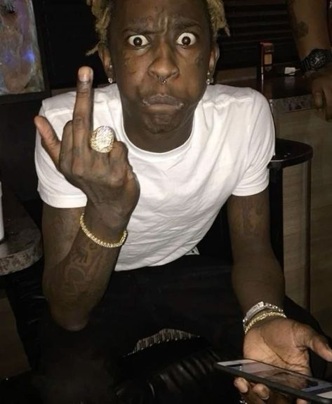 Young Thug is Free again Mood Pics Cute, Young Thug Instagram, Rappers Funny, Young Thug Pfp, Young Thug Aesthetic, Carti Pfp, Young Thug Album, Future Rapper, Instagram Call