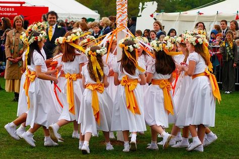 Friday Photos: Maypoles And Morris Dancing | Londonist Maypole Dance, Happy May Day, Morris Dancing, Surrey England, Richmond Park, Spring Celebration, Happy May, May Day, People Dancing