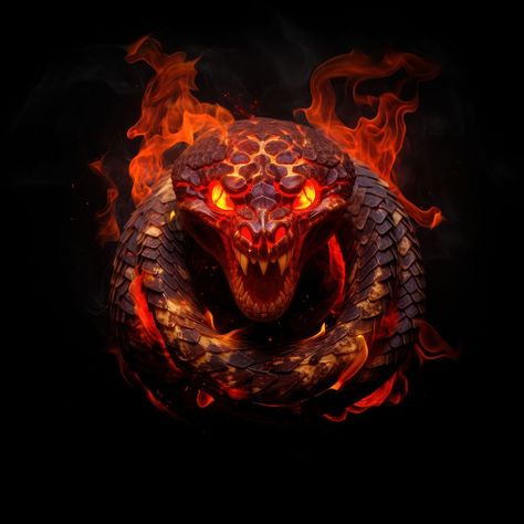 King cobra sanke fire flame dragon black background aggression. | free image by rawpixel.com / Aew Dragon Black Background, King Dragon, Flame Dragon, Evil King, Dragon Black, Fire Flame, King Cobra, Fire Dragon, Free Image