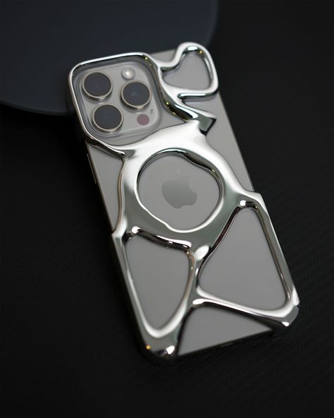 Introducing our Meteoric Chrome collection! Inspired by the beauty of meteor showers. Available now for a cosmic touch to your tech. Graphic Design Inspiration Branding, Iphone Silicone Case, Apple Silicone Case, Metal Iphone Case, Tech Aesthetic, Phone Gift, Social Media Branding Design, Iphone Case Collection, Retro Gadgets