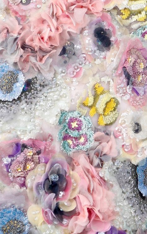 Chanel Haute Couture Spring 2015 Details Detail Couture, Creation Art, Wooden Plate, Textile Texture, Couture Embroidery, All Languages, Chanel Haute Couture, Couture Mode, Couture Details