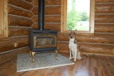 Need to make a hearth pad for wood stove - Great Lakes 4x4. The largest offroad forum in the Midwest Wood Stove Hearth Pad Ideas, Diy Hearth Pad, Diy Wood Stove Hearth Pad, Elevated Wood Stove Hearth, Corner Hearth Pads For Wood Stoves, Wood Stove Hearth Pads Corner, Wood Stove Hearth Pads, Wood Stove Hearth Pads Tractor Supply Co, Pellet Stove Hearth