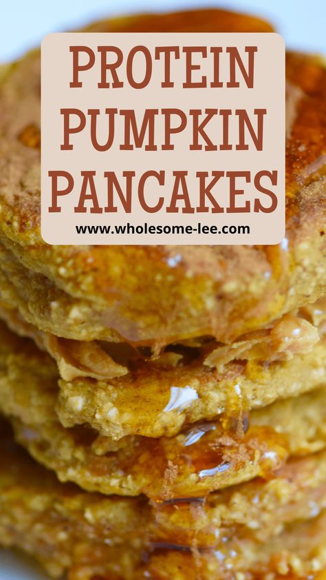 Healthy Protein Pumpkin Bread, Harvest Pancakes, Easy Pumpkin Pancakes, Healthy Protein Pancakes, Breakfast Pancakes Recipe, Pumpkin Pancakes Easy, Pumpkin Protein Pancakes, Delicious Healthy Breakfast, Spice Pancakes