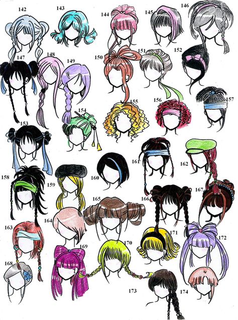 Anime hair Anime Hairstyles, Manga Hair, Drawing Hair, Types Of Hair, Drawing Faces, Anime Hair, Long Hairstyles, Cardcaptor Sakura, Drawing Lessons