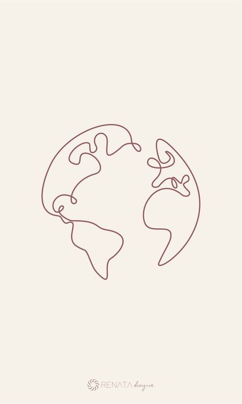 Earth Tattoos Simple, One Line Earth Tattoo, Simple Globe Tattoo, Save The Earth Tattoo, Tiny Earth Tattoo, Continents Tattoo, Planet Earth Tattoo, Earth Tattoo Ideas, Globe Tattoo