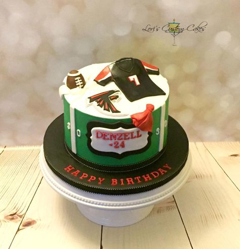 Atlanta Falcons Cake, Falcons Cake, Atlanta Falcons Tattoo, Sport Cakes, Baby Shower Inspiration, Cake Images, Happy Birthday Cakes, Atlanta Falcons, Custom Cakes