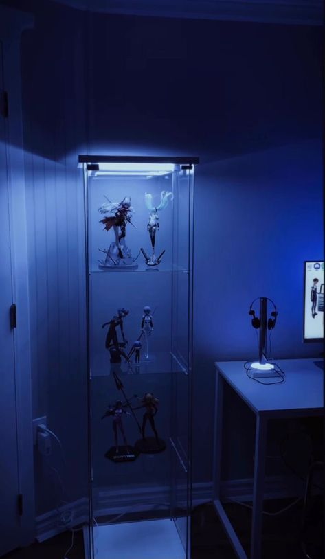 Room Inspo Cybercore, Evangelion Room Decor, Leafaye01 Room, Lea Faye11 Room, Cyberpunk Setup, Cybercore Room Decor, Cybercore Bedroom, Cyberpunk Room Ideas, Cybercore Room