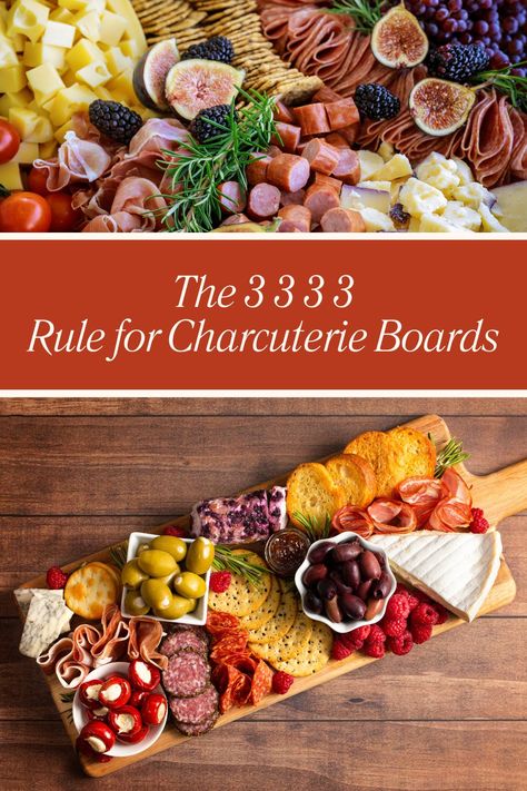 What is the 3 3 3 3 rule for Charcuterie Board Design? - Amazing Charcuterie Boards Sophisticated Appetizers For Party, Charcuterie Board Design, Simple Charcuterie Board, Simple Charcuterie, Unique Charcuterie, Perfect Charcuterie Board, Charcuterie Appetizers, Charcuterie Board Meats, Charcuterie Spread