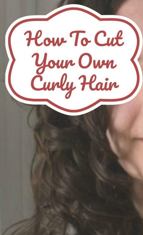 How To Cut Your Own Naturally Curly Hair {Dry Curl Cut At Home} | #curlygirlmethod #devacut #curlygirl #curlyhaircut Curl Cut, Dry Curl, Layered Curly Haircuts, Cut Own Hair, Layered Curly Hair, Dry Curly Hair, How To Cut Your Own Hair, Diy Haircut, Naturally Curly Hair