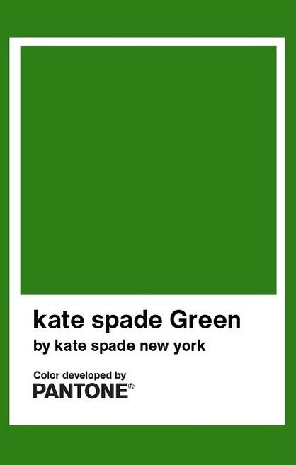 Kate Spade Green Pantone, Kate Spade Color Palette, Green Home Offices, Green Pantone, Andy Spade, Champagne Quotes, Green Vibes, Kate Spade Green, Kate Spade Style