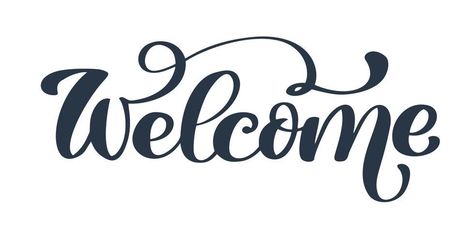 Welcome Font, Christian Hand Lettering, Quote Fashion, Handwritten Typography, Welcome Design, Welcome Letters, Hand Drawn Lettering, Hand Lettering Quotes, Hand Logo