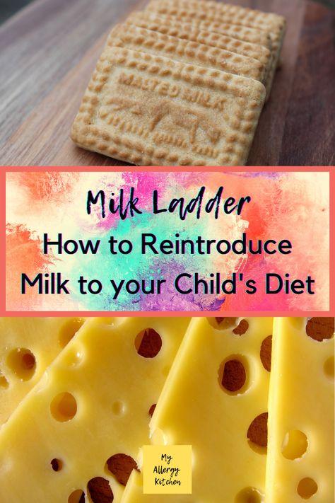 Cow Milk Protein Allergy Recipes, Dairy Ladder Step 1 Recipe, Milk Ladder Recipes, Baked Milk Challenge Recipes, Reintroducing Dairy, Dairy Ladder, Milk Ladder, Cows Milk Protein Allergy, Cows Milk Allergy