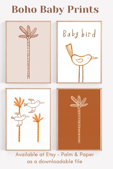 Nursery Art Prints Gender Neutral, Boho Nursery Art Framed, Boho Baby Artwork, Boho Toddler Room, Boho Nursery Neutral Artwork, Boho Childrens Wall Art, Boho Nursery Art, Little Boy Bedroom Ideas, Gender Neutral Kids Room