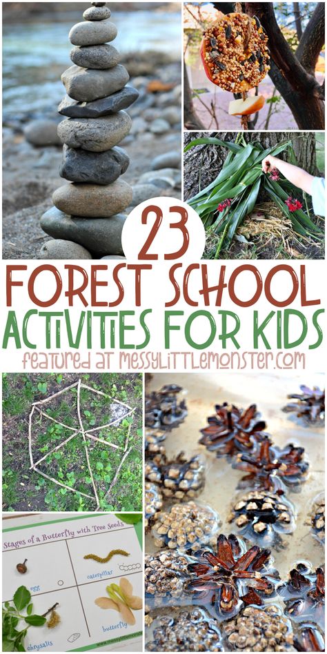 Forest school activities. Outdoor learning for kids. Nature activities Forest Activities, School Activities For Kids, Outdoor Learning Activities, Forest School Activities, Nature School, Outdoor Education, Nature Camping, Homeschool Learning, Outdoor Classroom