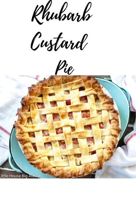 Here's a classic rhubarb recipe to add your summer baking schedule, the Rhubarb Custard Pie! Adapted from American Cookery by James Beard. #rhubarbpie #rhubarbcustardpie #rhubarbcustard #rhubarbrecipe Rhubarb Cream Pie, Rhubarb Custard Pie Recipe, Baking Schedule, Rhubarb Custard Pie, Rhubarb Custard Pies, Custard Pie Recipe, Rhubarb Custard, Homestead Kitchen, Rhubarb Pie