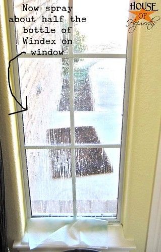 How to frost a window - House of Hepworths Frosted Window Diy, Diy Frosted Glass Window, Front Door Side Windows, Frost Window, Old Window Panes, Light Window Treatments, Mobile Home Renovations, Frosted Glass Window, Double Pane Windows