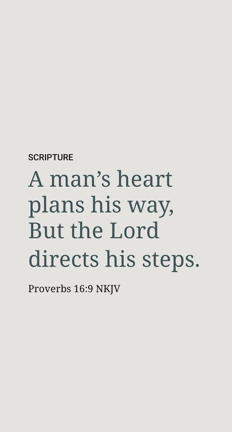 Indicating that making choices is our responsibility, Solomon says: “The heart of earthling man may think out his way.” Once this is done, “Jehovah himself does the directing of his steps.” (Proverbs 16:9) Since Jehovah can guide our steps, we are acting wisely if we seek his help in ‘making our plans firmly established.’ Proverb 16 : 9, Proverbs 16 9 Wallpaper, Proverbs 16:9 Image, Proverbs 16:9, Manifesting List, Christian Widgets, Yeshua Quotes, Wisdom Bible, Making Choices