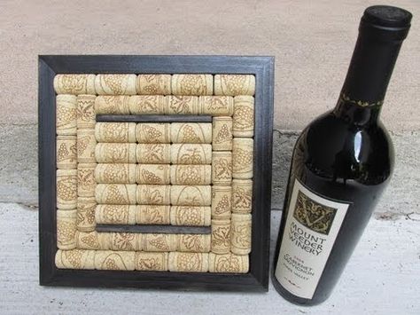 Cork Trivet Diy, Wine Cork Trivet, Trivets Diy, Wine Cork Diy Crafts, Wine Cork Projects, Wine Cork Diy, Cork Trivet, Cork Projects, Wine Craft