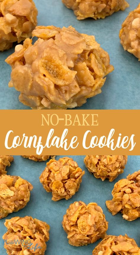 Peanut Butter Cornflakes, Cornflake Recipes, Peanut Butter Cornflake Cookies, Peanut Butter Glaze, Cornflake Cookies, Corn Flake, Peanut Butter Balls Recipe, Butter Glaze, Buttered Corn