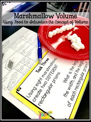 Using marshmallows to teach the students concepts of volume is a great way for them to understand conceptually what volume is rather than just teaching length x width x height. Volume Activities 5th Grade, Teaching Length, Volume Lessons, Teaching Volume, Volume Activities, Volume Math, Stem Lessons, Ks1 Maths, Maths Ideas