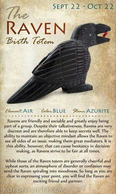 Libra totem Crow Symbolism, Birth Totem, Arte Haida, Raven Totem, Native American Zodiac, Native American Totem, Animal Spirit Guides, Animal Guides, The Raven